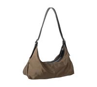 ZEPFJHE Sac à bandoulière élégant en nylon résistant aux déchirures - Grande capacité - Pour femme - Usage quotidien, abricot