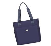 ZEPFJHE Sac à bandoulière léger Oxford résistant à l'eau multi-compartiments design ergonomique pour voyage et usage quotidien Sac à bandoulière décontracté multicouche, bleu, One Size