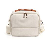 ZEPFJHE Sac à bandoulière pour appareil photo reflex numérique CP910/1200/1300 avec bandoulière rembourrée, sac à bandoulière antivol pour appareil photo, abricot, Ensemble de bagages