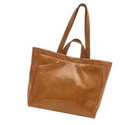 ZEPFJHE Sac à bandoulière pratique en PVC pour transporter des sacs essentiels de grande capacité sous les aisselles, sac à main pour femme urbaine à la mode, sac à bandoulière surdimensionné, usage