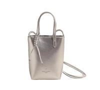 ZEPFJHE Sac à bandoulière rétro pour femme - Couleur unie - En cuir synthétique - Poignée supérieure - Pour le travail quotidien - Sac à main rétro en cuir synthétique - Tendance, Argenté., One Size