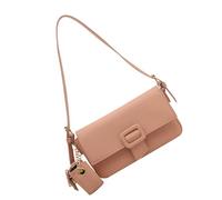 ZEPFJHE Sac à bandoulière rétro pour femme Sac à main tendance avec pendentif en cuir PU Aisselle Shopping Femmes Aisselle Casual Sac à main rétro épaule en cuir PU sous les bras, b, One Size