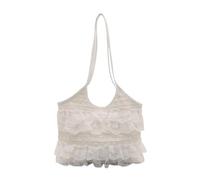 ZEPFJHE Sac à main léger en dentelle délicate avec bandoulière confortable pour femmes et filles, sac à main élégant avec sangle confortable