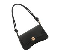 ZEPFJHE Sac à main tendance en cuir PU pratique pour les étudiants et les nouveaux arrivants au bureau, Noir , One Size