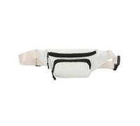 ZEPFJHE Sac banane résistant aux éclaboussures - Sac banane de grande capacité - Sac banane unisexe polyvalent, blanc