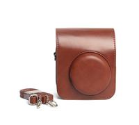 ZEPFJHE Sac d'appareil photo portable, petit étui pour appareil photo, sac à bandoulière en cuir PU, sac à main à motif tendance pour appareil photo Mini12, Comme décrit., Ensemble de bagages