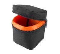 ZEPFJHE Sac de rangement cylindrique pour objectif d'appareil photo avec poche rembourrée épaisse anti-rayures pour photographe
