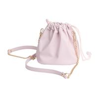 ZEPFJHE Sac de rangement pour appareil photo en cuir PU avec cordon de serrage pour voyage et activités de plein air, rose, Ensemble de bagages