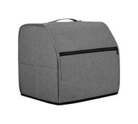 ZEPFJHE Sac de transport pour machine à coudre surjeteuse avec poches de rangement Sac de transport avec poignées, gris, Taille unique