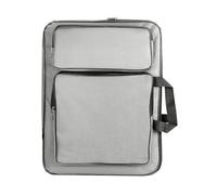 ZEPFJHE Sac de transport résistant à l'eau pour étudiants, travaux artistiques, planche à dessin, peinture, croquis, planche à dessin, gris
