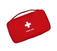 ZEPFJHE Sac utilitaire trauma avec plusieurs compartiments, léger, rangement d'urgence pour cyclisme, voyage, sport, événements en plein air, randonnée, kit avec poignées, Rouge, Beauté de masse