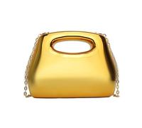 ZEPFJHE Sacs à main en acrylique pour femme, petit sac à bandoulière unique, sac de soirée tendance, sac à bandoulière pour fête de mariage, cocktail, pochette élégante pour femme, rose gold, One Size