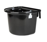 ZEPFJHE Seau d ' Alimentation pour Chevaux en Forme de D Seau d ' Alimentation Stable pour Chevaux Semi-Circulaire Construction en Plastique léger pour Une Manipulation Pratique Seau équin