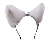 ZEPFJHE Serre-tête à oreilles de chaton en fourrure pour femme - Joli serre-tête pour Halloween cosplay fête fantaisie