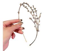 ZEPFJHE Serre-tête à strass pour femme - Pour fête de mariage - Multi-couches - Pour adulte, carnaval, festival de musique