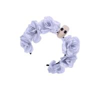 ZEPFJHE Serre-tête en cristal pour fille - Accessoire pour cheveux - Fleur en cristal - Pour bal masqué, Halloween, fête de mariée, festival gothique