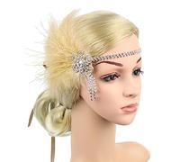 ZEPFJHE Serre-tête ethnique avec strass - Anneau à cheveux unique pour femme - Mariée - Fête de mariage - Pour prendre des photos