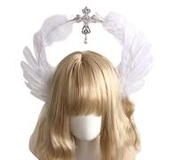 ZEPFJHE Serre-tête gothique pour femme pour marraine