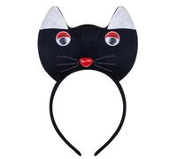 ZEPFJHE Serre-tête oreilles de chat queue nœud papillon tutu jupe animal déguisement Halloween Cosplay Accessoire de fête Animal Chat Costumes Halloween Cosplay Costume