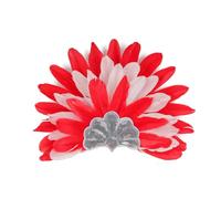 ZEPFJHE Serre-tête surdimensionné à plumes et paillettes pour bal masqué, fête costumée, déguisement de Mardi Gras pour femme, carnaval, homme et enfant