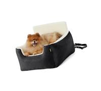 ZEPFJHE Siège antidérapant en mousse à mémoire de forme pour animal domestique avec sangle réglable et base pour chiens de petite taille