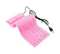 ZEPFJHE Silents Clavier USB en silicone pliable 85 touches anti-poussière pour ordinateur portable et PC