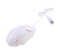 ZEPFJHE Souris de jeu ergonomique LED 1000 DPI USB avec rétroéclairage pour PC et ordinateur portable