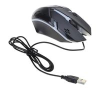 ZEPFJHE Souris de jeu ergonomique LED 1000 DPI USB avec rétroéclairage pour PC et ordinateur portable