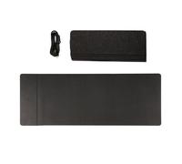 ZEPFJHE Sous-main étendu avec technologie de charge de 15 W et surfaces en cuir texturé pour un contrôle précis des tapis de charge en cuir PU