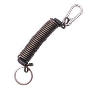 ZEPFJHE Spirales Ressort Bobine Extensible Porte-clés élastiques rétractables Anti-Perte Spirales ntivol Porte-clés enroul rochet