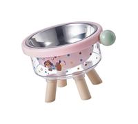 ZEPFJHE Station d'alimentation pour chien avec insert de gamelle pour un nettoyage facile - Gamelle amovible - Gamelles surélevées pour animaux de compagnie