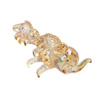 ZEPFJHE Statues d'éléphants miniatures en cristal pour femmes, mamans avec bébés, décoration de la maison et éléphants collectionneurs statue d'animal