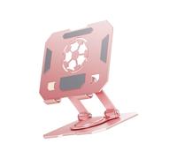 ZEPFJHE Support de bureau léger en alliage pour tablettes et téléphones avec double axes réglables en hauteur et base rotative à 360 °, support de tablette double axe antidérapant