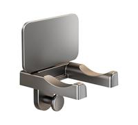 ZEPFJHE Support de sèche-cheveux en ABS robuste avec ventouse - Support de rangement compact pour sèche-cheveux pour une installation facile - Solution de rangement simple