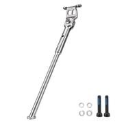 ZEPFJHE Support de stationnement latéral arrière en alliage d'aluminium pliable pour vélo - Support de pied réglable - Support de vélo antidérapant