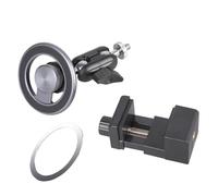 ZEPFJHE Support de téléphone avec rotation à 360 degrés pour vélo, chariot de golf et équipement de fitness, support pour téléphone 17 16