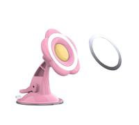 ZEPFJHE Support de téléphone de voiture pour tableau de bord de voiture, support à motif floral pour 17, 16, 15, support de téléphone rotatif à 360 degrés