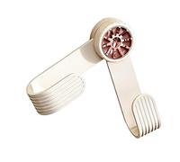 ZEPFJHE Support mural compact pour couvercles de casseroles de cuisine - Fixation sans perçage - Avec roue - Pour couvercles de petites surfaces.