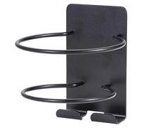 ZEPFJHE Support mural en acier inoxydable pour sèche-cheveux - Installation facile - Antirouille - Design compact - Pour les petites maisons - Organiseur de salle de bain