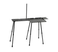 ZEPFJHE Table des Alliages en Aluminium Stable Breadas Camping Travel Furniture Meubles pour Griller Étoiles À Hauteur Réglable Camping