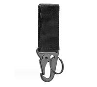 ZEPFJHE Tactique Porte-clés Gear Keeper Nylon Ceinture Porte-clés Clip Sangle Porte-clés Boucle Ceinture Suspendue Mousqueton Boucle Crochet Porte-clés Mousqueton