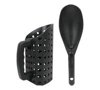 ZEPFJHE Tamis à sable et pelle pour chasseurs de trésors de plage avec poignée facile à prendre en main pour adultes et enfants