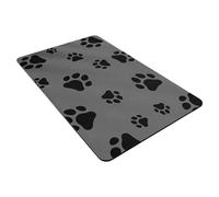 ZEPFJHE Tapis d'alimentation réutilisable pour chiens et chats désordonnés, antidérapant, imperméable, facile à éclabousser