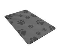 ZEPFJHE Tapis d'alimentation réutilisable pour chiens et chats désordonnés, antidérapant, imperméable, facile à éclabousser