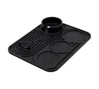 ZEPFJHE Tapis De Bourrage Café en Silicone Antidérapant Coussin Presse À Café Accessoires D'outils Tapis Station Tamponnage pour Poignée Filtre Portable ES601 Tampon Rangement