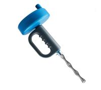 ZEPFJHE Tarière de Service de vidange Domestique, Outil à Ressort à poignée rotative de 15 M pour évier de, soulagement du Blocage des Toilettes dans Les tuyaux de Cuisine et de Salle de Bains avec
