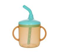 ZEPFJHE Tasse d ' eau binaurale pour de 220ml, apprentissage de la boisson domestique, paille pour bébé, mère et produits