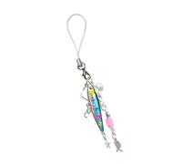 ZEPFJHE Téléphone À Charme De Poisson En Mouvement Longe Carrosserie Flexible Structure Carrosserie Polyvalente Décoration Trousse Plein Air Pour Les Aventuriers Sports Plein Air Chaîne Clés