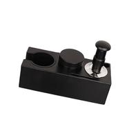 ZEPFJHE Terrain De Café Professionnel Tamping Stand Set Espresso Tamper and Distributeur avec Une Station De Tamponnage en Métal Amovible