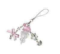 ZEPFJHE Thème Sous-marin Magique Sangle De Téléphone Étincelant Clé Multi-utilise Résine Alliage Trousque Ornement Mode